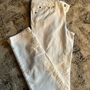 Prana White Skinny Jeans for Women Size 6